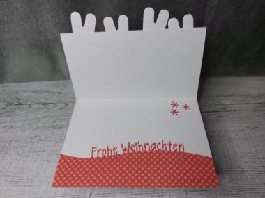 Grußkarte Weihnachten Weihnachtsmann handgemacht